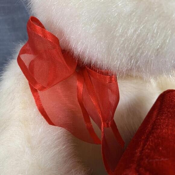 Vintage 1986 Gund Make A Wish Bear with Velvet Bo and Tags Read More - Picture 5 of 12